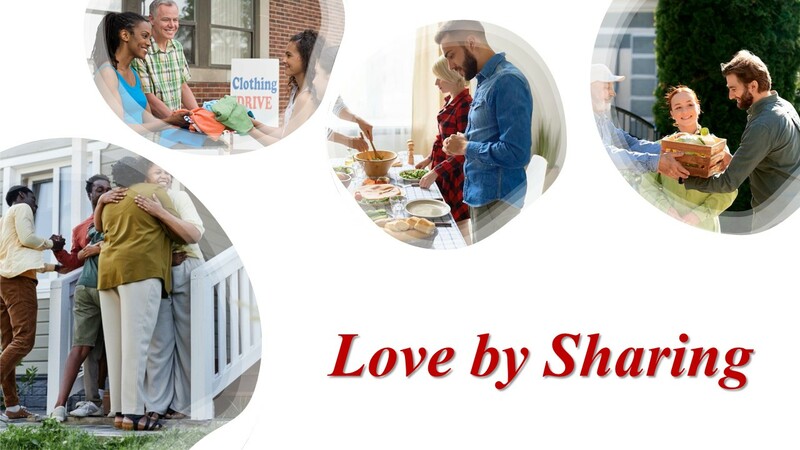 “Love by Sharing.”