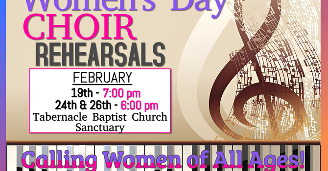 Women's Day Choir Rehearsal
