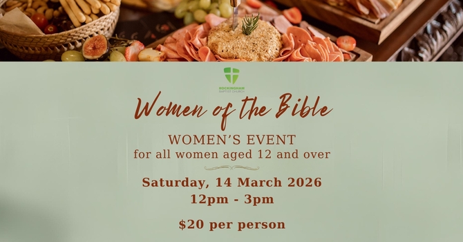 Women of the Bible Women's Event