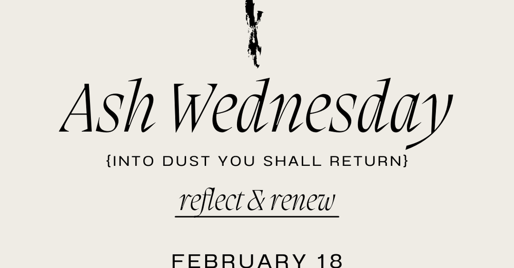 Ash Wednesday Service