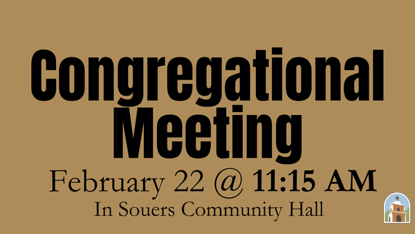 Congregational Meeting