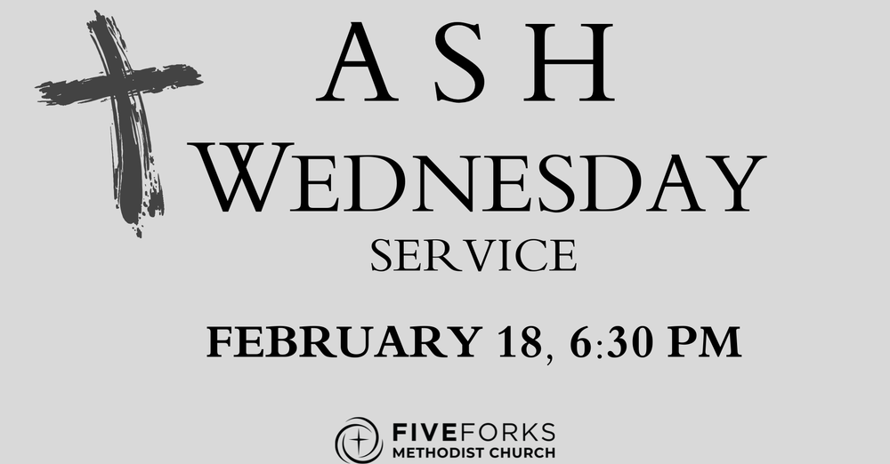 ASH WEDNESDAY SERVICE
