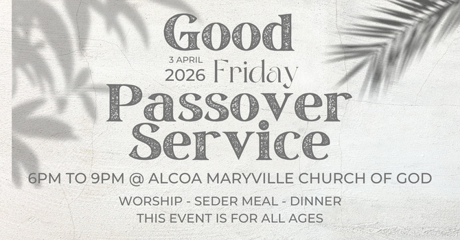 Good Friday Passover Seder Meal