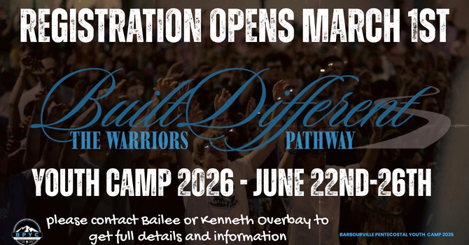 Barbourville Pentecostal Youth Camp 2026