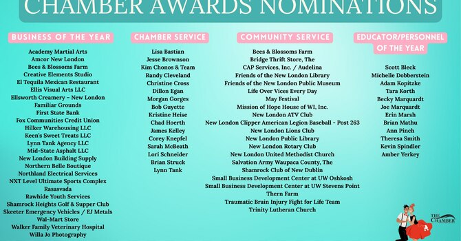 New London UMC Honored with Chamber Award Nomination