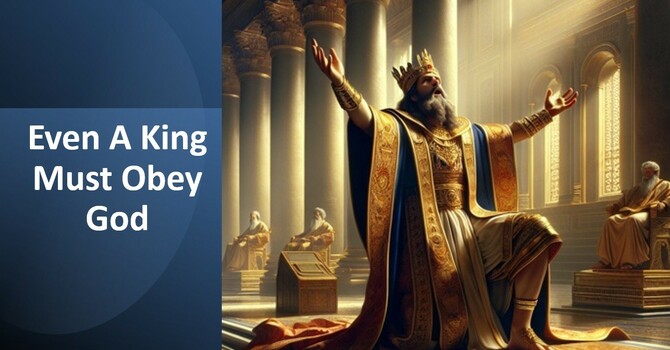 "Even a King Must Obey God"