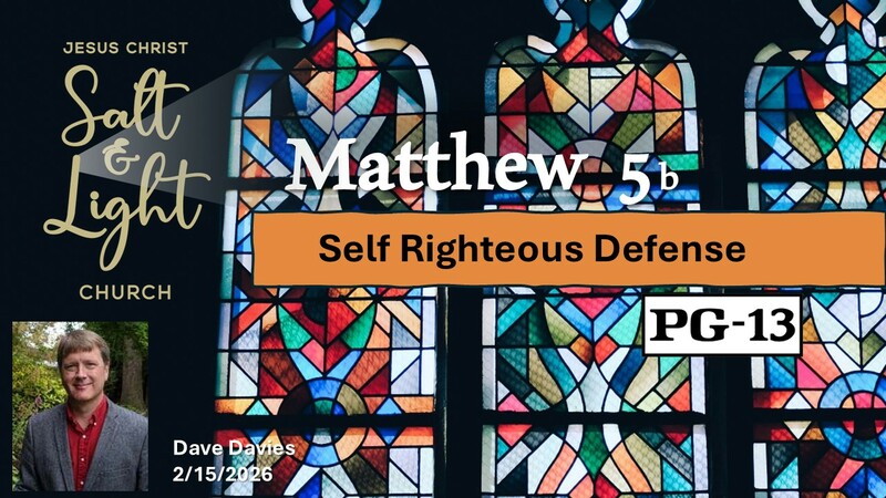 Self Righteous Defense