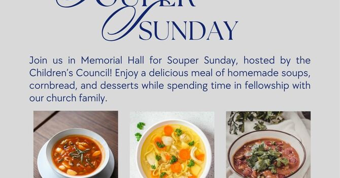 Souper Sunday Lunch