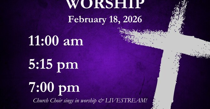 Upcoming Services Schedule image