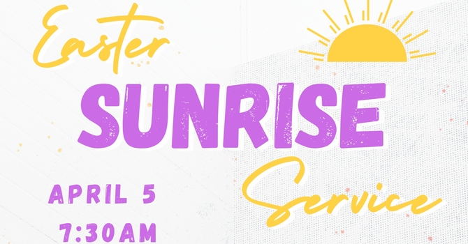 Easter Sunrise Service
