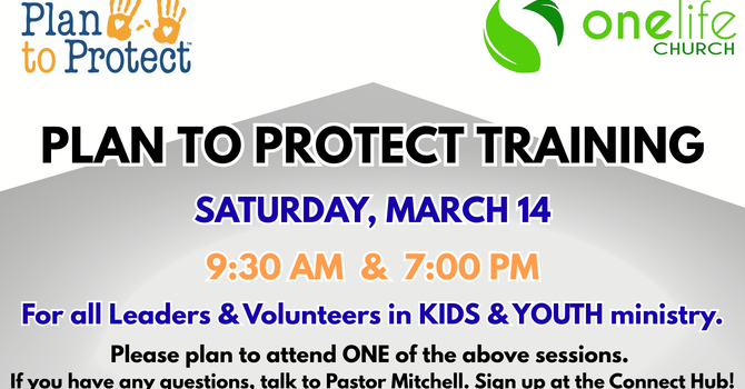 Plan to Protect Training