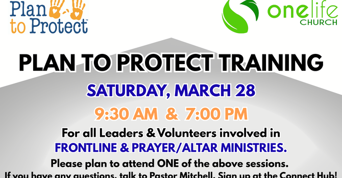 Plan to Protect Training