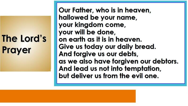 Journey Communion and Prayer Service