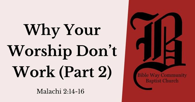 Why Your Worship Don't Work