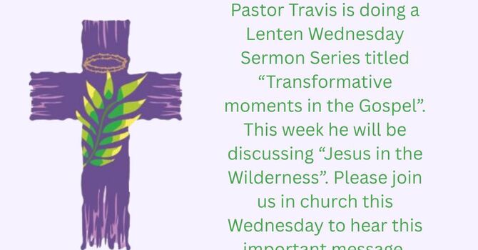 Ash Wednesday Sermon 