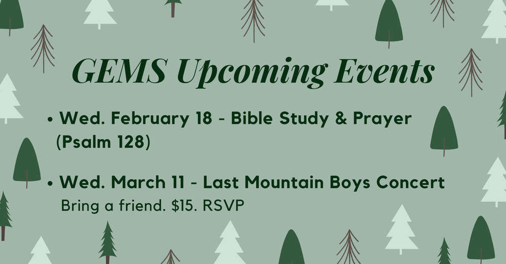 GEMS Upcoming Events