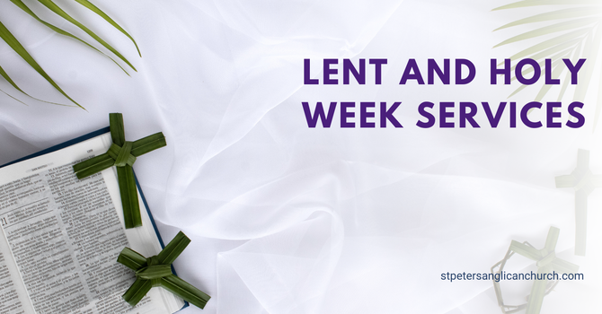 Lent and Holy Week Services image