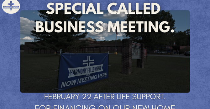 Special called business meeting 