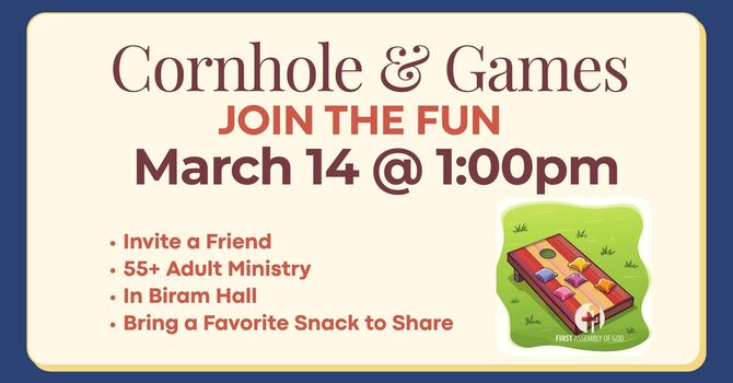 55+ Cornhole & Games