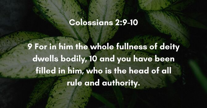 Colossians 2:9-10 image