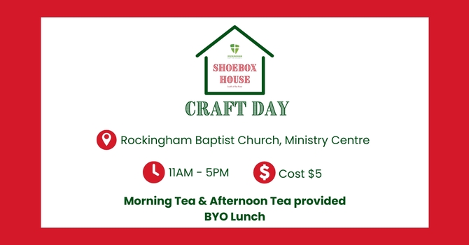 Shoebox House Craft Day