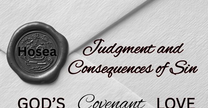 Judgment & Consequences  of Sin