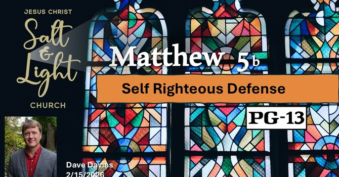 Self Righteous Defense