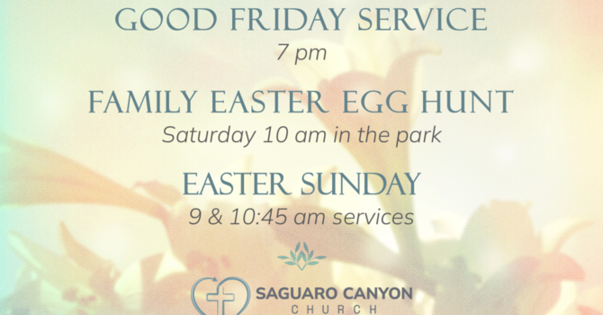 Good Friday--Egg Hunt--Easter Services