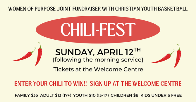 Chili Fest, April 12th image