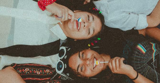 Young adults get together