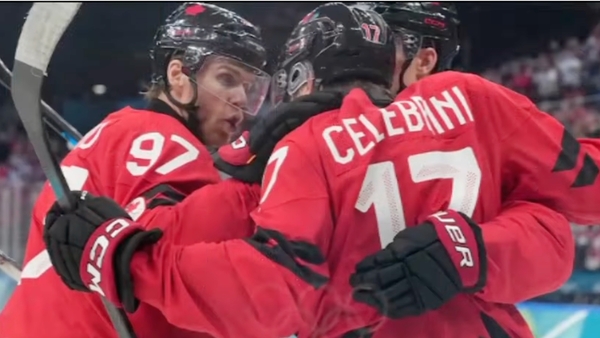 Vancouver Island Hockey Fans React to Canada's Olympic Quarterfinal Win