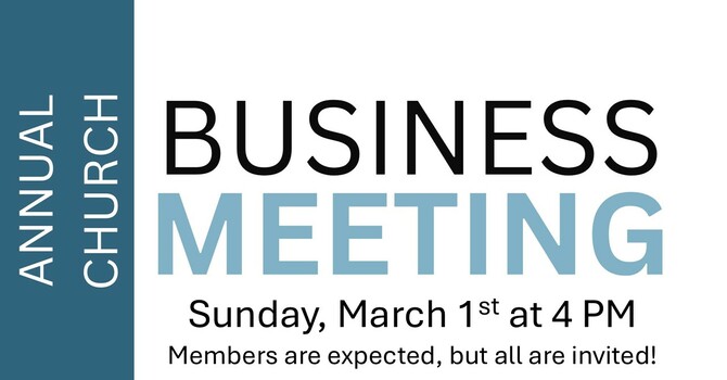 Annual Church Business Meeting