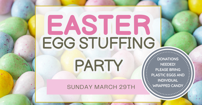 Easter Egg Stuffing Party