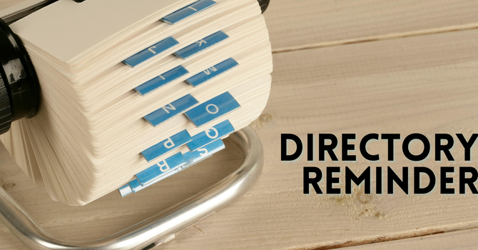 Directory Reminder image