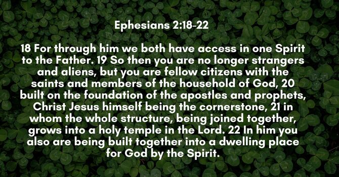 Ephesians 2:18-22 image