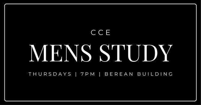 Men's Bible Study