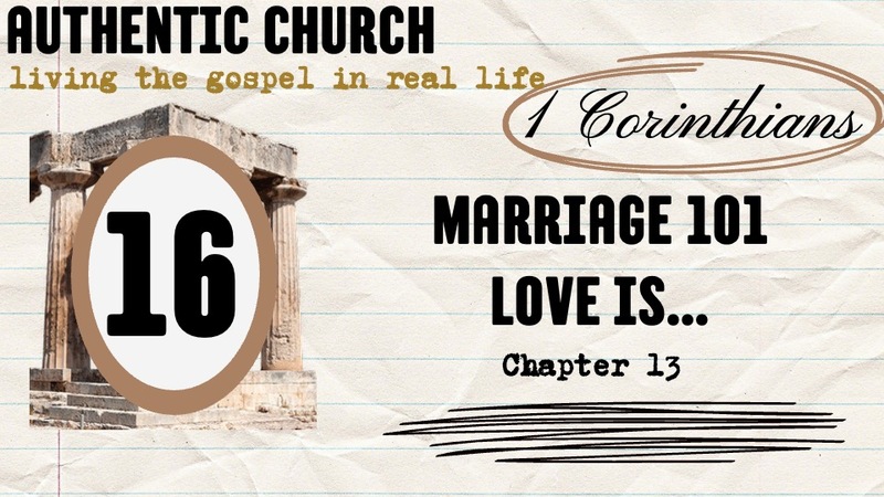 Marriage 101: Love is...