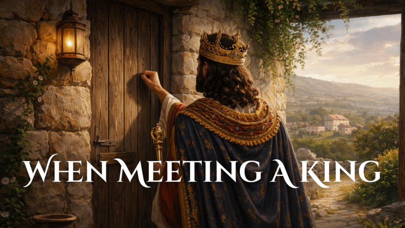 When Meeting A King