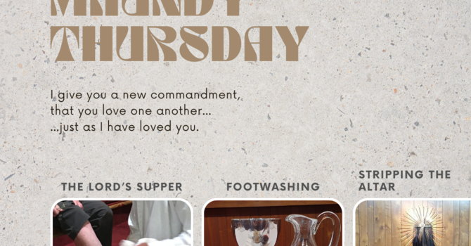 Maundy Thursday 2025 image