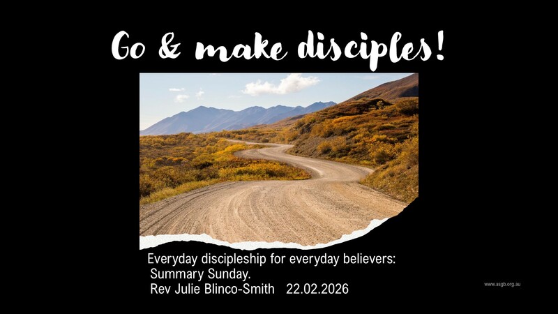 Everyday Discipleship For Everyday People-Sunday Summary