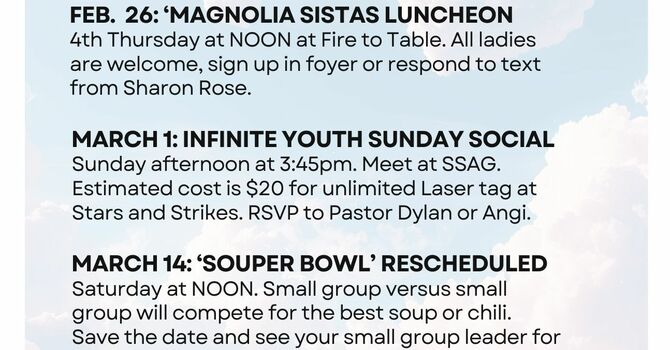 Digital Bulletin 2.22.26