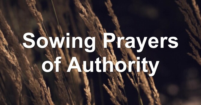 Sowing Prayers of Authority  