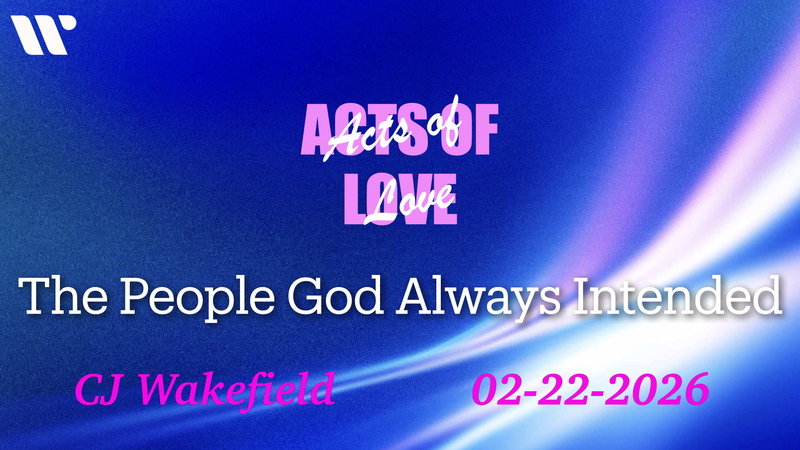 The People God Always Intended