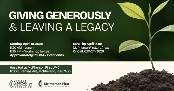 Giving Generously & Leaving a Legacy