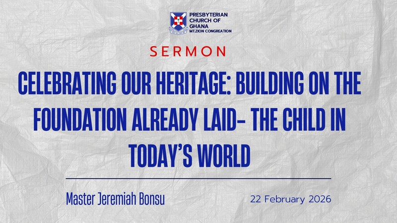 Building On The Foundation Already Laid-The Child In Today’s World