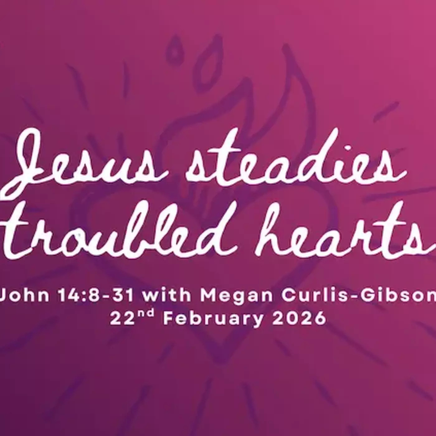 Jesus Steadies Troubled Hearts