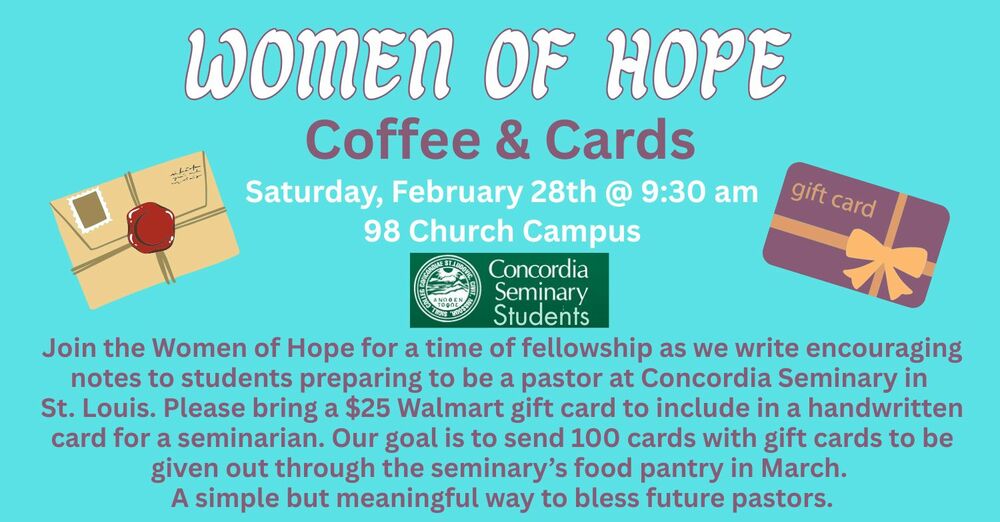 Women of Hope Coffee & Cards