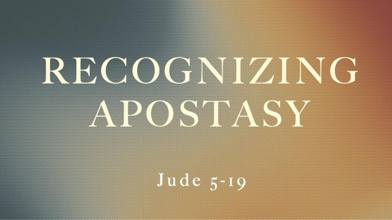 Recognizing Apostasy