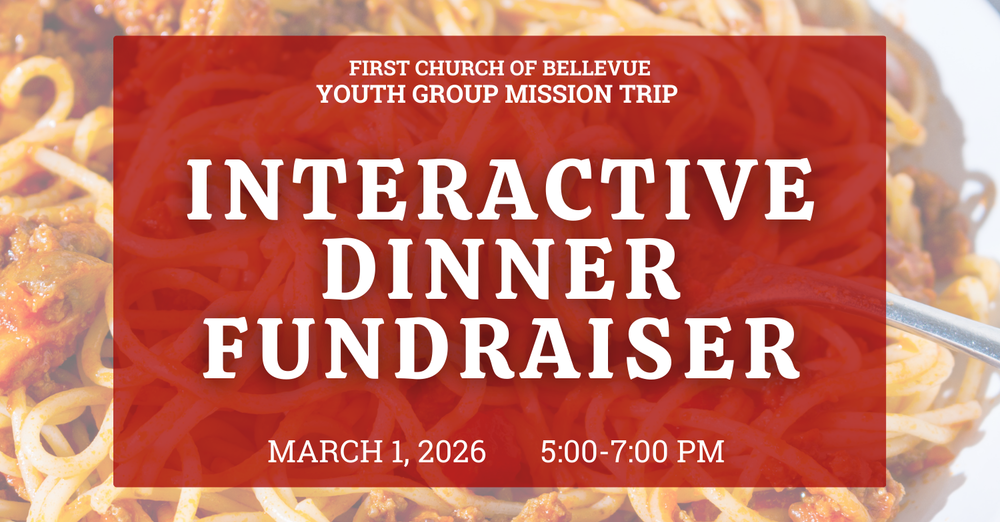 Youth Group - Mission Trip Dinner Fundraiser