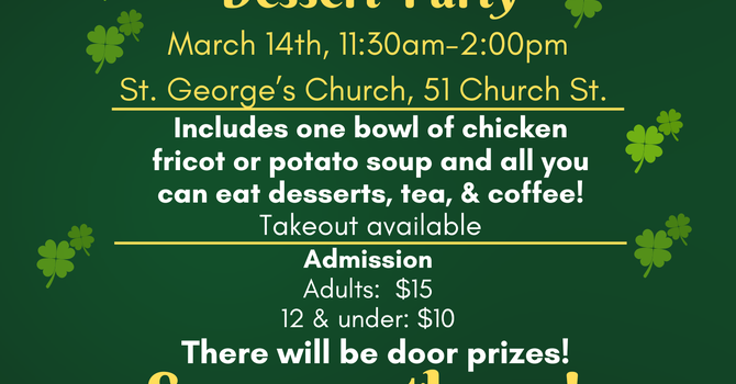  Saint Patrick’s Day Dessert Party! 